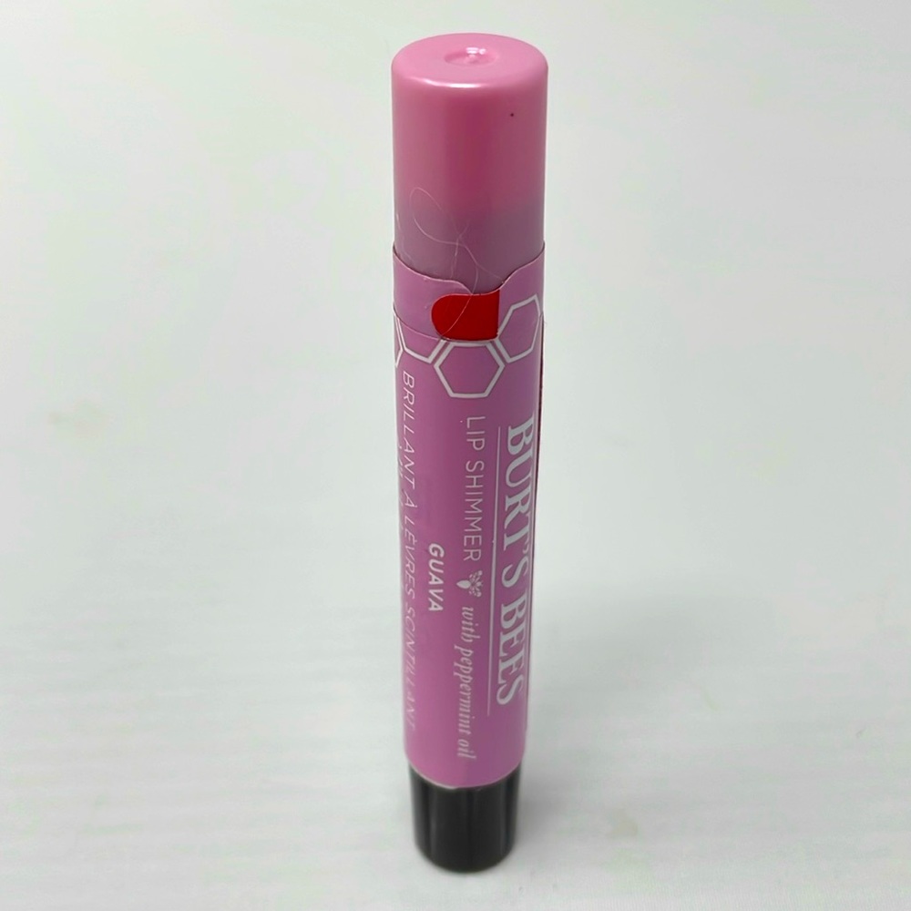 🍒 3 for 15 ❤️ Burt’s Bees Lip Shimmer with Peppermint Oil Guava New